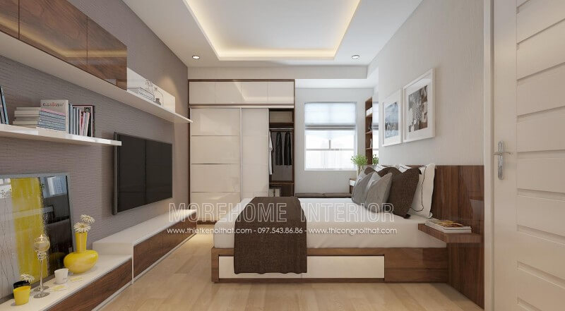 Giường ngủ chung cư hiện đại Giường ngủ chung cư hiện đại