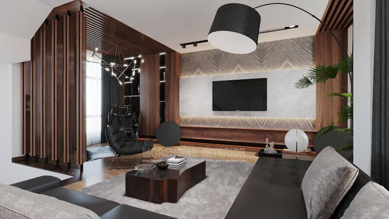 Thiết kế nội thất phòng khách biệt thự đẹp và lạ mắt Mẫu nội thất biệt thự đẹp