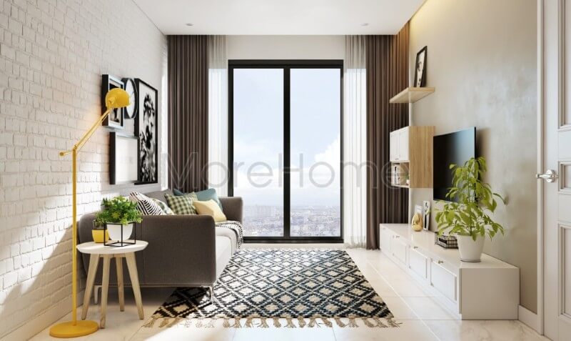 Lựa chọn phong cách thiết kế nội thất hiện đại tối giản luôn là sự lựa chọn hoàn hảo cho những căn hộ chung cư diện tích nhỏ Mẫu nội thất chung cư hiện đại
