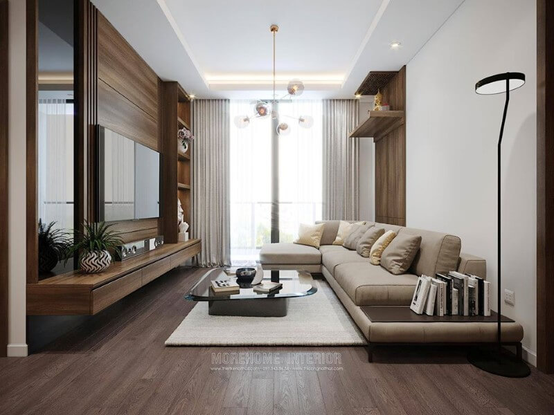 Thiết kế nội thất chung cư đơn giản, bố trí khoa học Mẫu nội thất chung cư đẹp