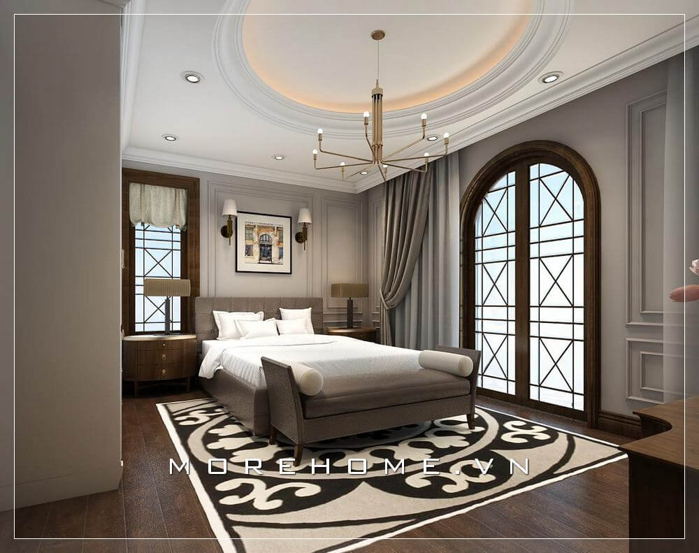 Giường ngủ biệt thự Giường ngủ biệt thự