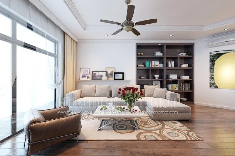 Bàn trà MH-HD018 hiện đại trang trí phòng khách chung cư Tiện lợi
