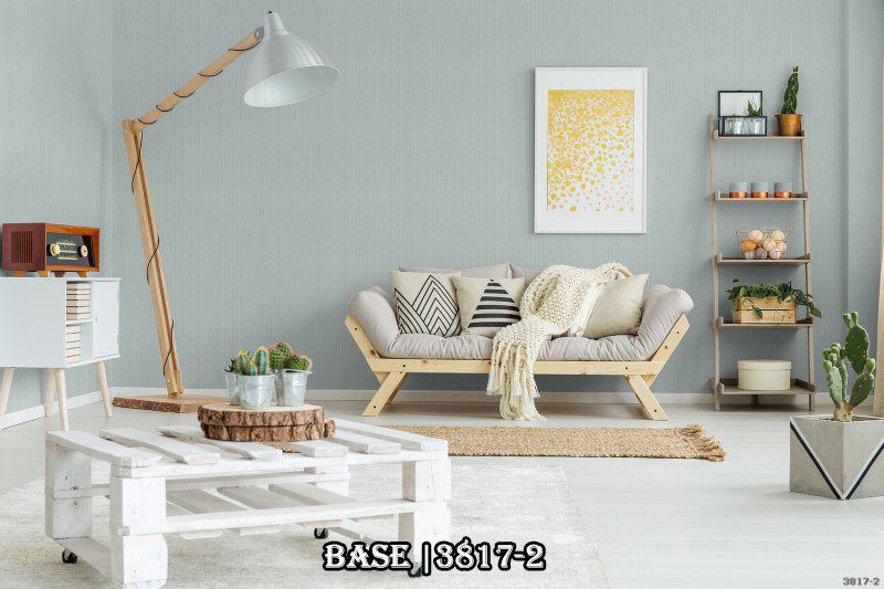 Đơn giản nhưng lại rất tinh tế, đó là những gì mẫu giấy dán tường này mang lại.