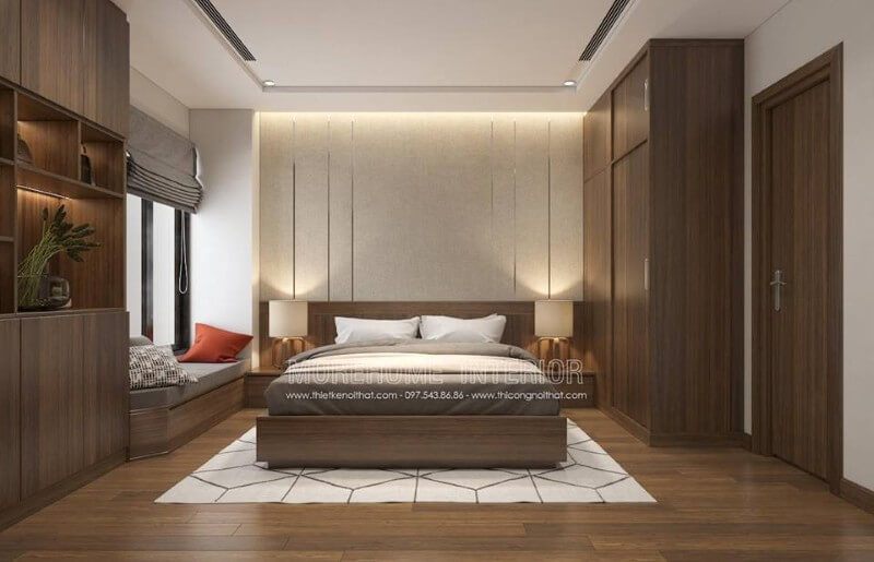 Tủ quần áo gỗ công nghiệp được ưa chuộng sử dụng trong nội thất nhà chung cư